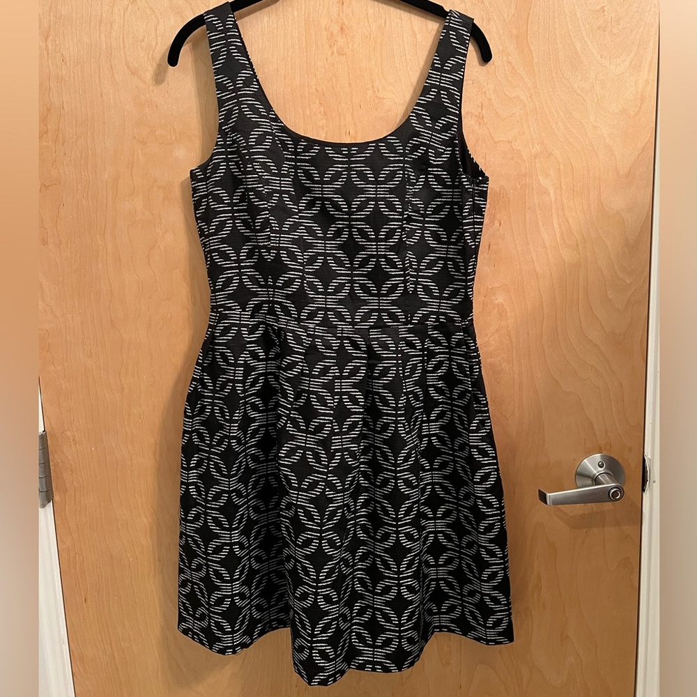 Jack by BB Dakota Black and White Geometric Mini Dress